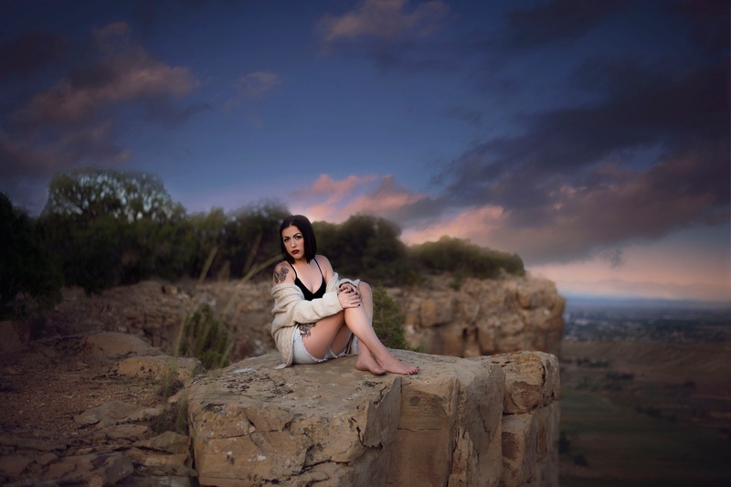 Female model photo shoot of LynnaeJade in Southeastern Utah