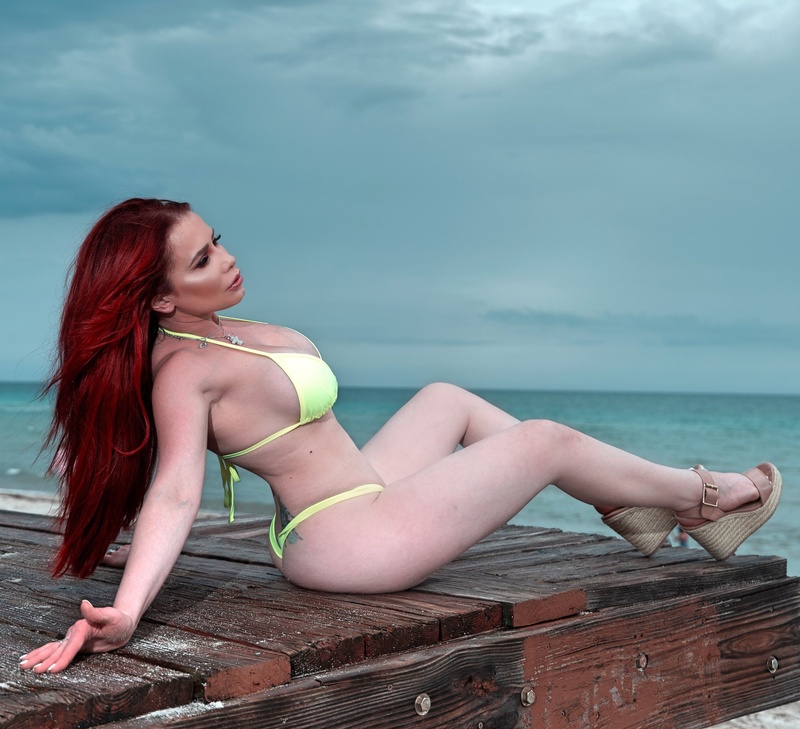 Female model photo shoot of ElizabethCharnayA in Hallandale Beach, Florida