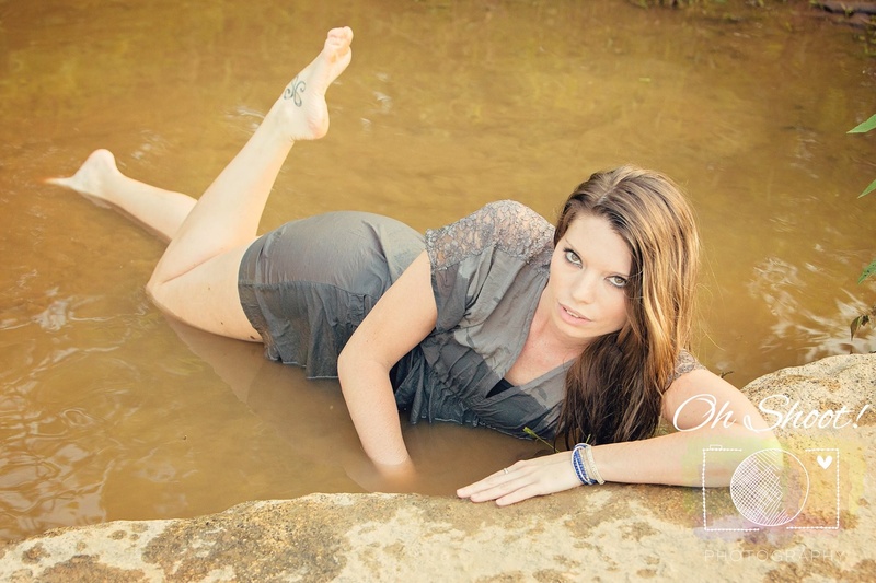 Female model photo shoot of Angiemarie2624 in James River