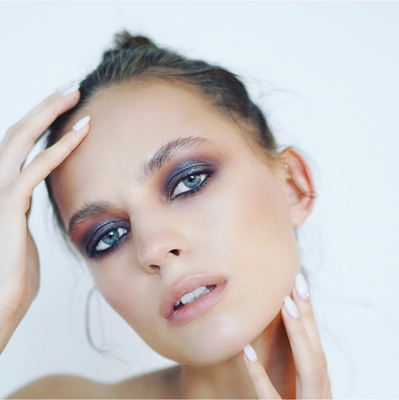 Female model photo shoot of Polinakova in New York