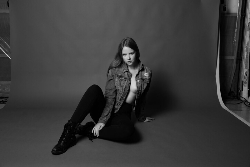 Female model photo shoot of CharlotteModel by RHK Photography