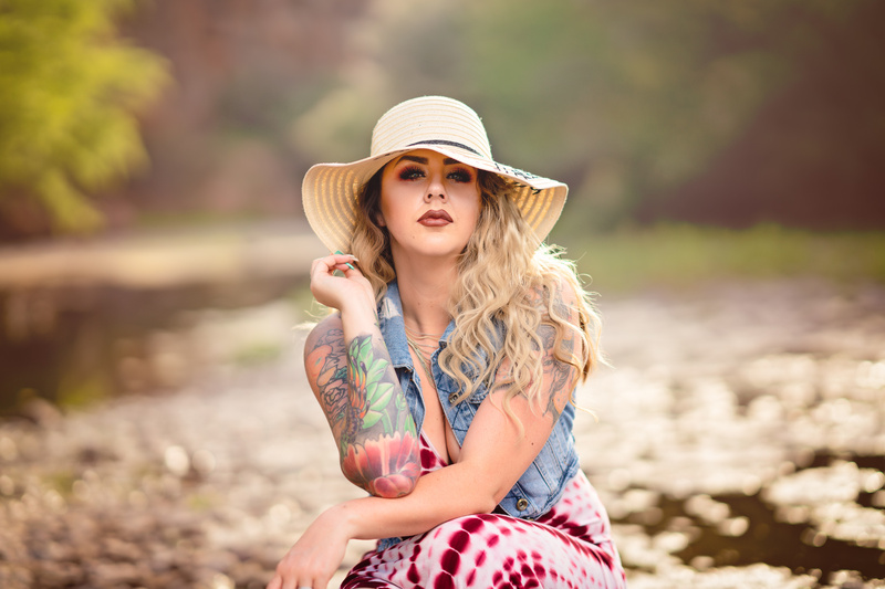 Female model photo shoot of DesertFlower1227 in Salt River