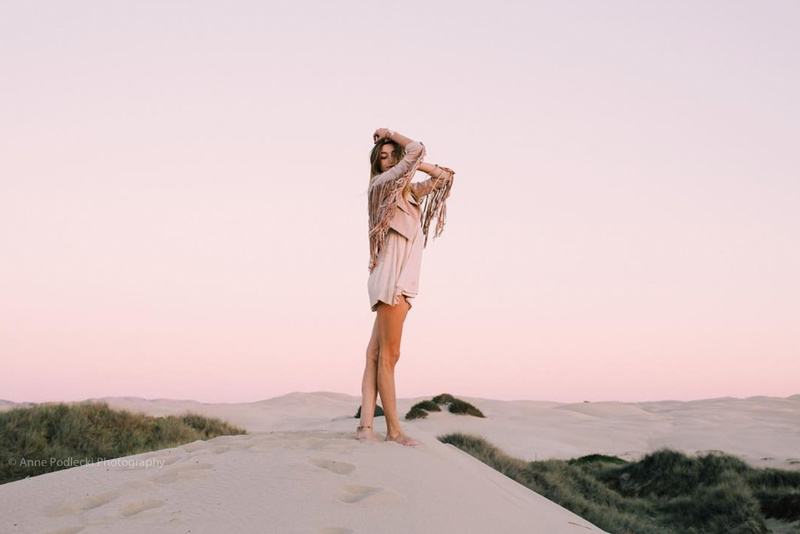 Female model photo shoot of Anne Podlecki in Pismo Beach - California