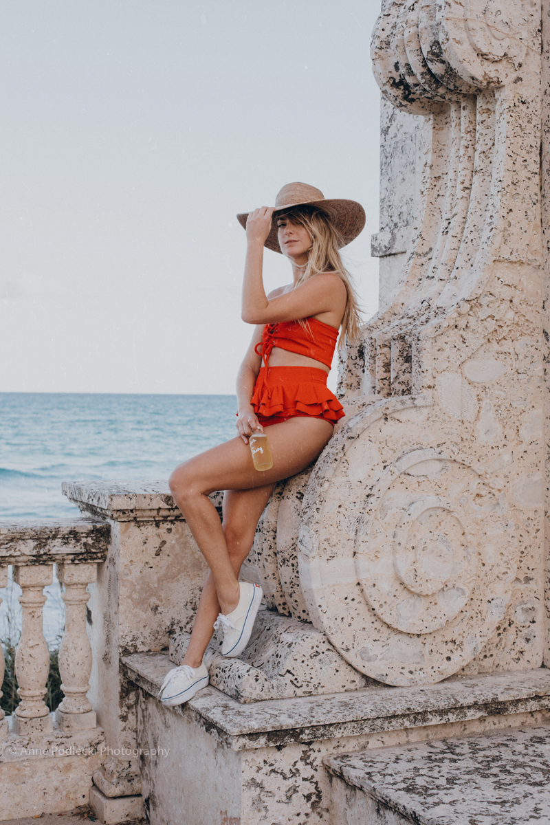 Female model photo shoot of Anne Podlecki in Palm Beach