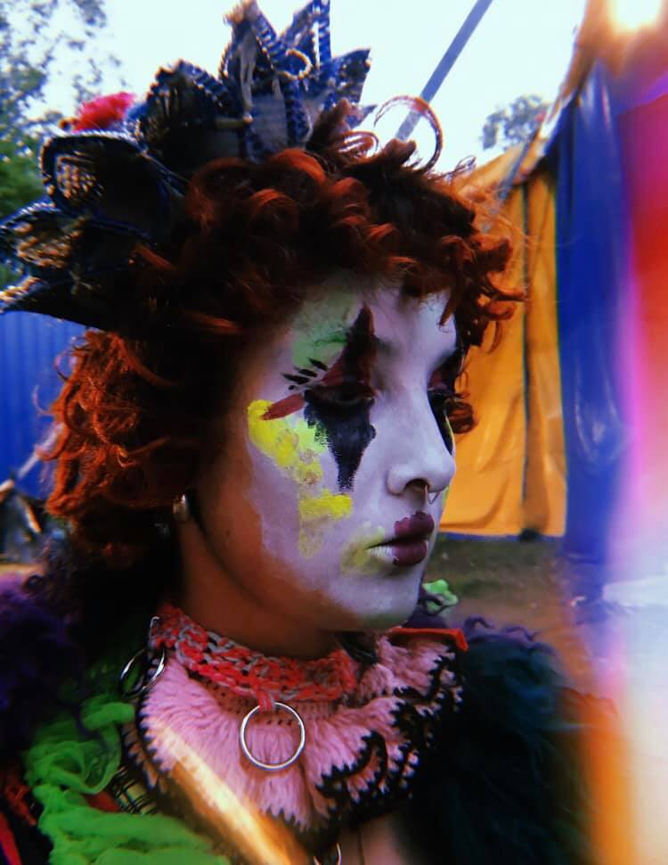 Female model photo shoot of Laura in Glastonbury 2019