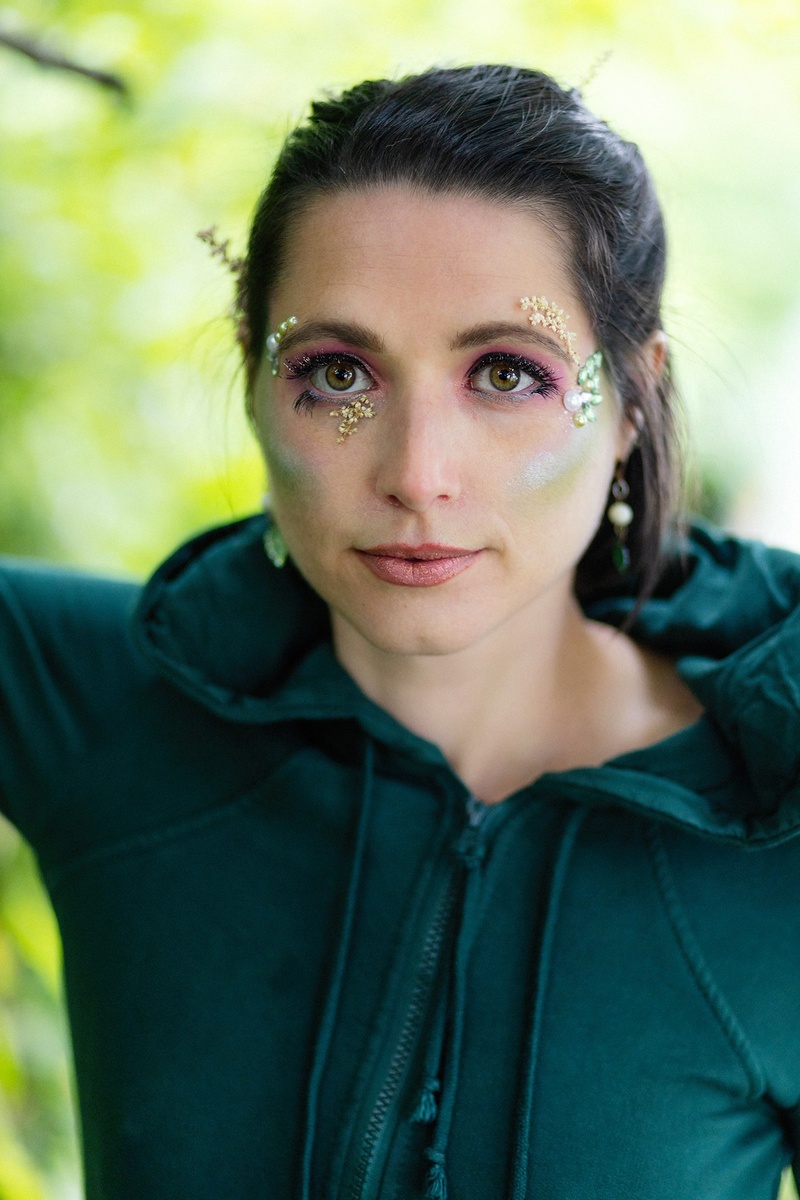 Female model photo shoot of Perri Diddle in Carkeek Park, Seattle, WA