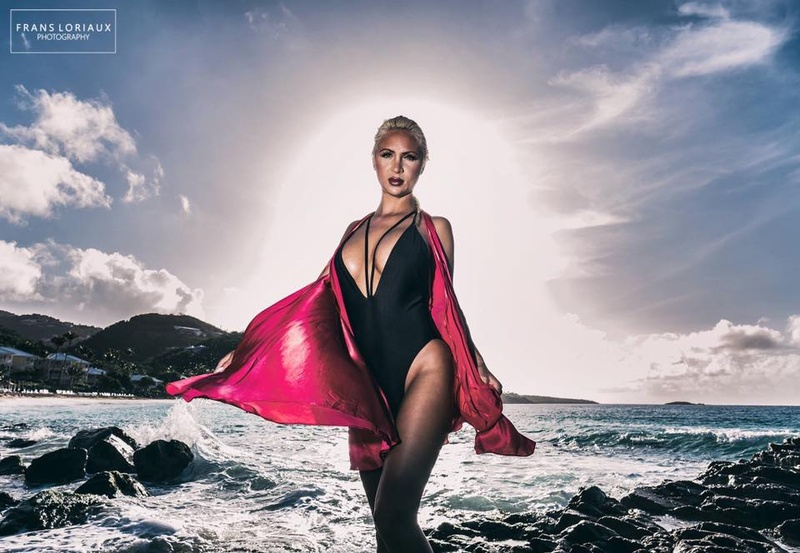 Female model photo shoot of Monica Machado in St Thomas Virgin Islands