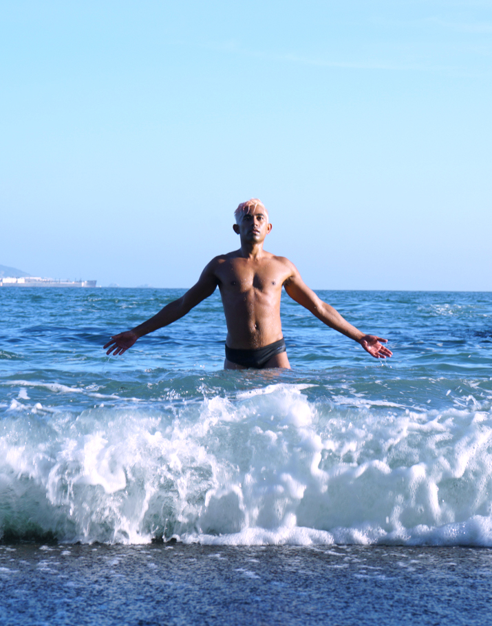 Male model photo shoot of RomeoAbrahms in Black Sands Beach, CA