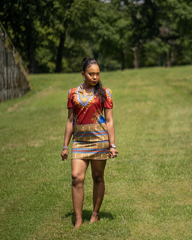 Female model photo shoot of LaReine-Ama in Fort Washington Park, MD