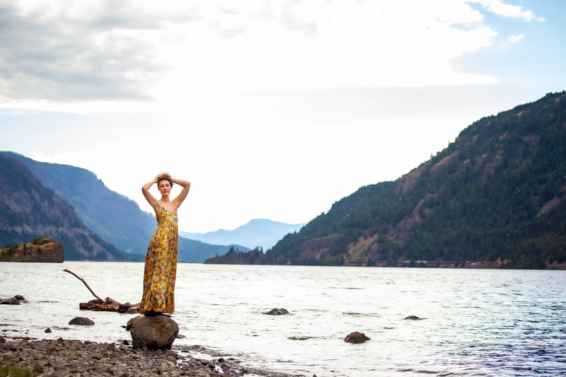 Female model photo shoot of Shasta Lin  in Columbia River Gorge