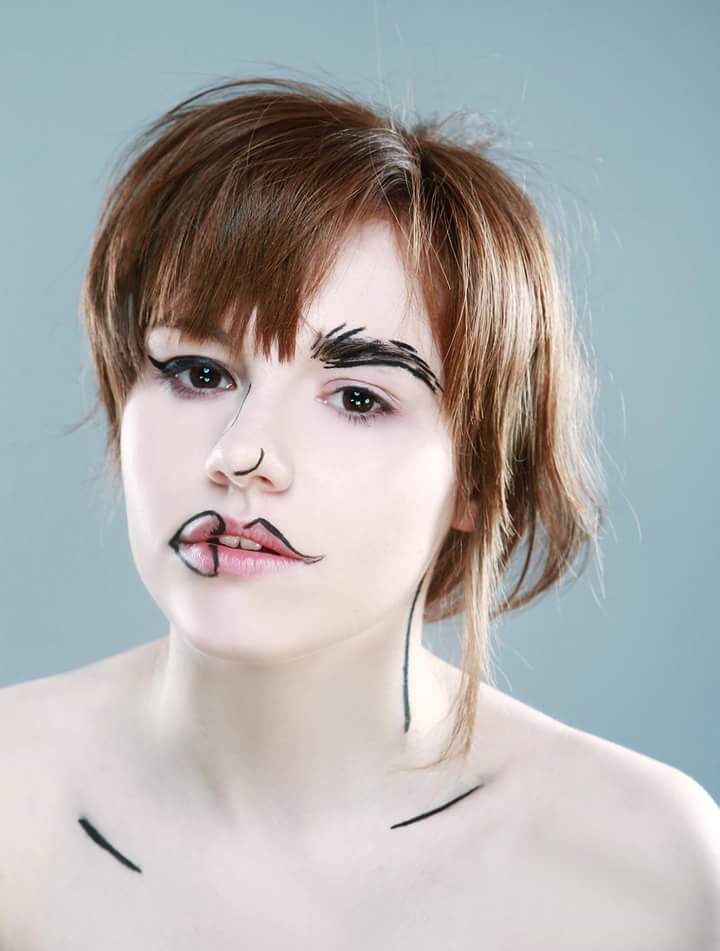 Female model photo shoot of Ashley Noel MUA in Dublin Ireland