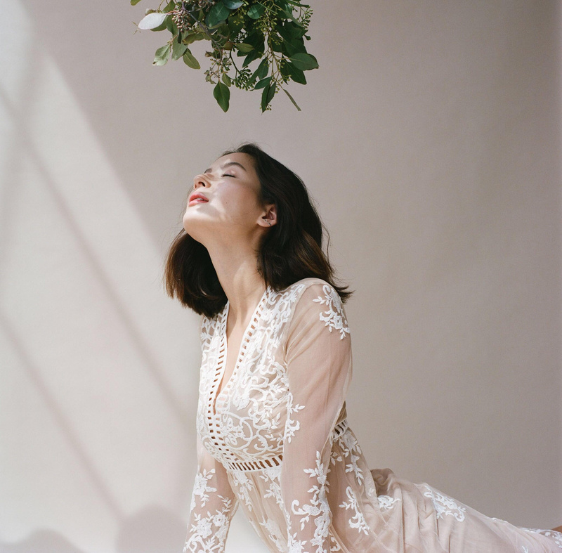 Female model photo shoot of Fei Xu in San Francisco