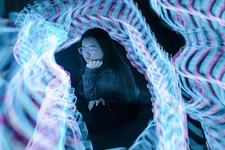 Female model photo shoot of MyKeah Xiong in In a magical world✨.