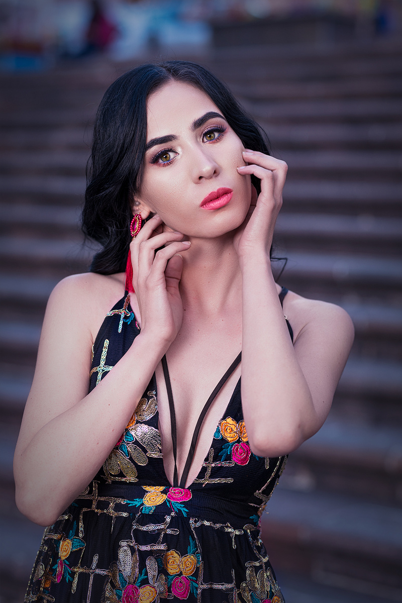 Female model photo shoot of LiliyaVasina, retouched by perla yazmin