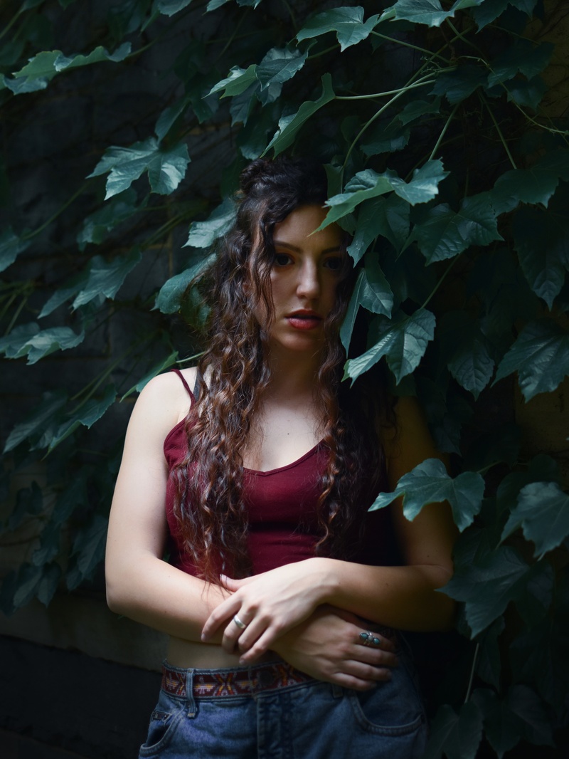 Female model photo shoot of Lena Vani by Larissa Ann in Central Park