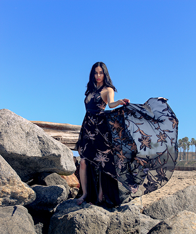 Female model photo shoot of Kassie Cobb Photography and Linette Zare in Dockweiler State Beach