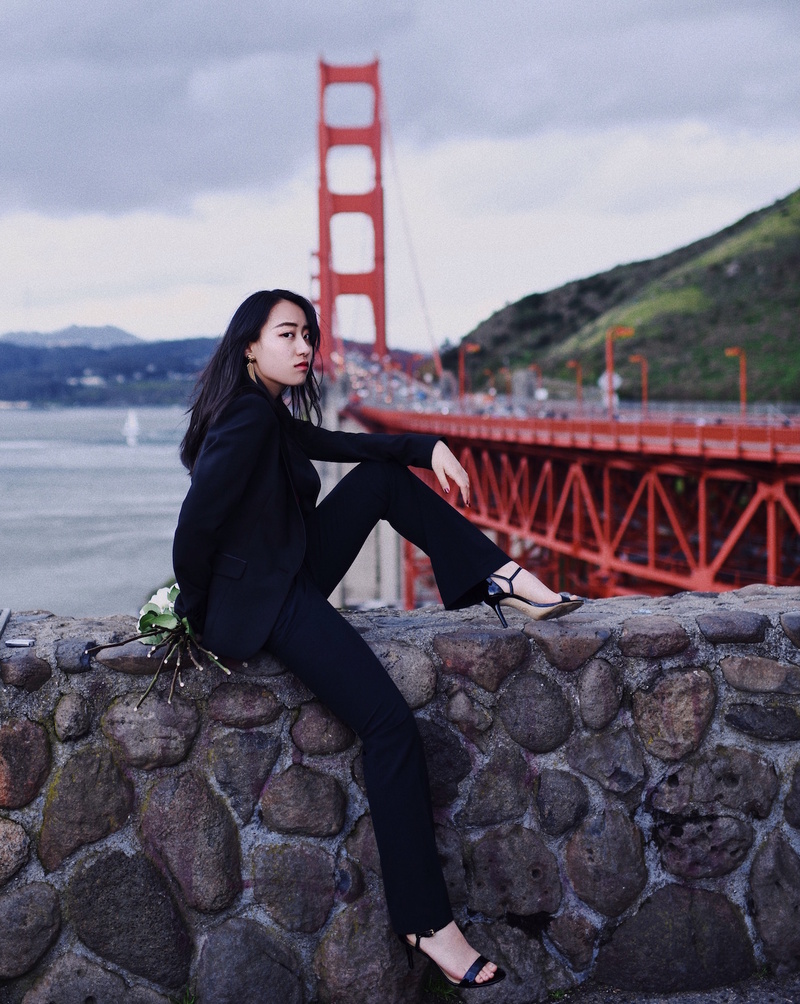 Female model photo shoot of EchoGu in San Francisco
