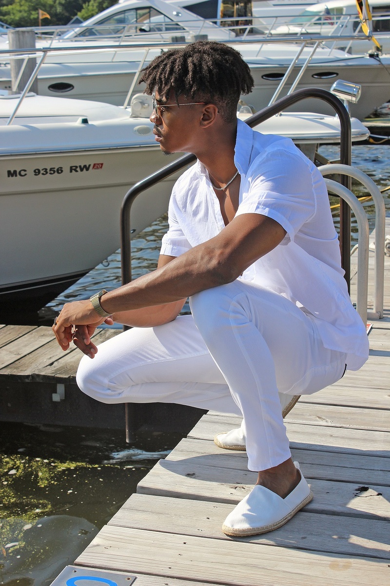 Male model photo shoot of p w gomez photographer and Armand Etienne in Saugatuck, Michigan