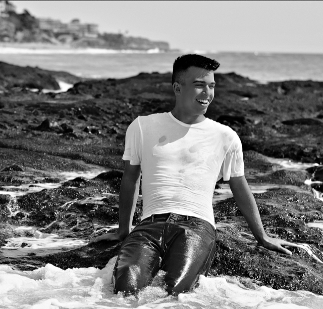 Male model photo shoot of Chasethedream in Laguna Beach, CA
