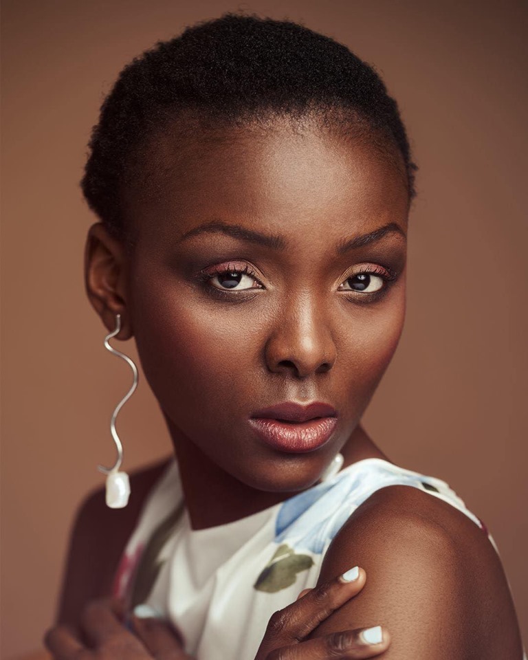 Female model photo shoot of christelle yambo