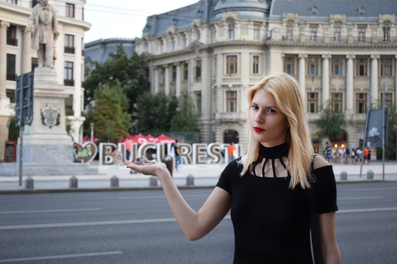 Female model photo shoot of Miruna Maura in Bucharest