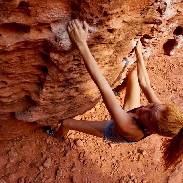 Female model photo shoot of Lars on the Rocks