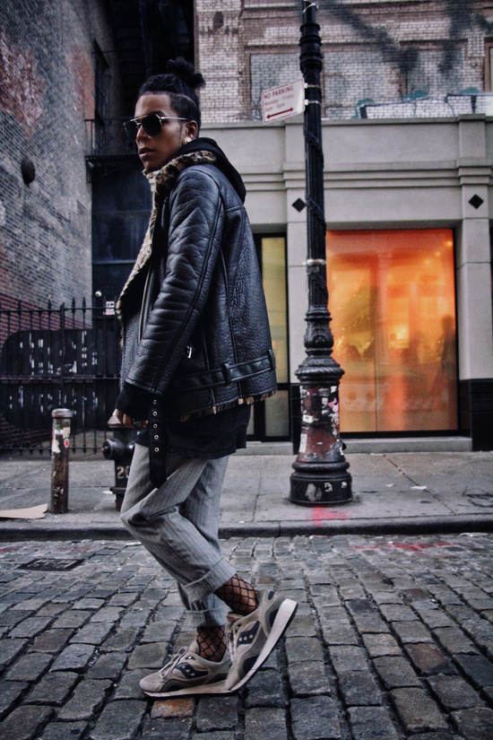 Female model photo shoot of Sparkledeath Syra in New York, New York