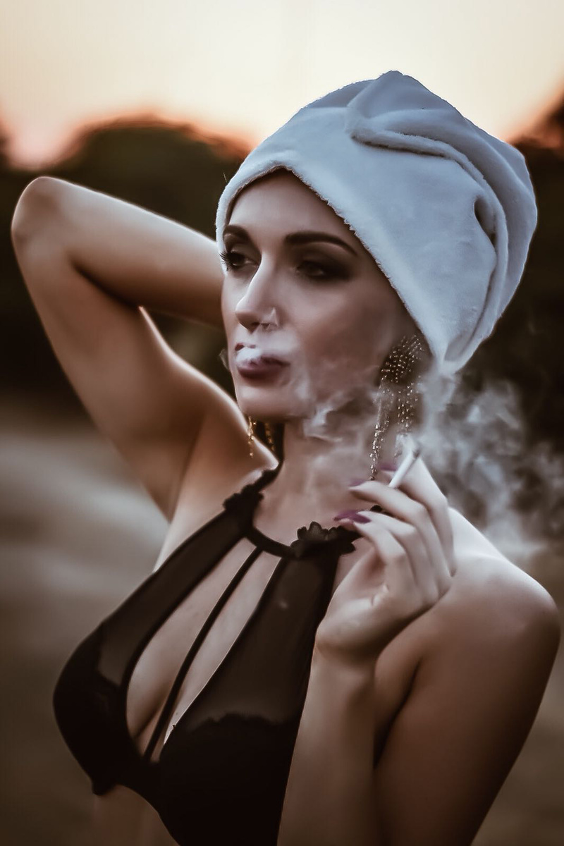 Female model photo shoot of Visenya Clark in Marbella