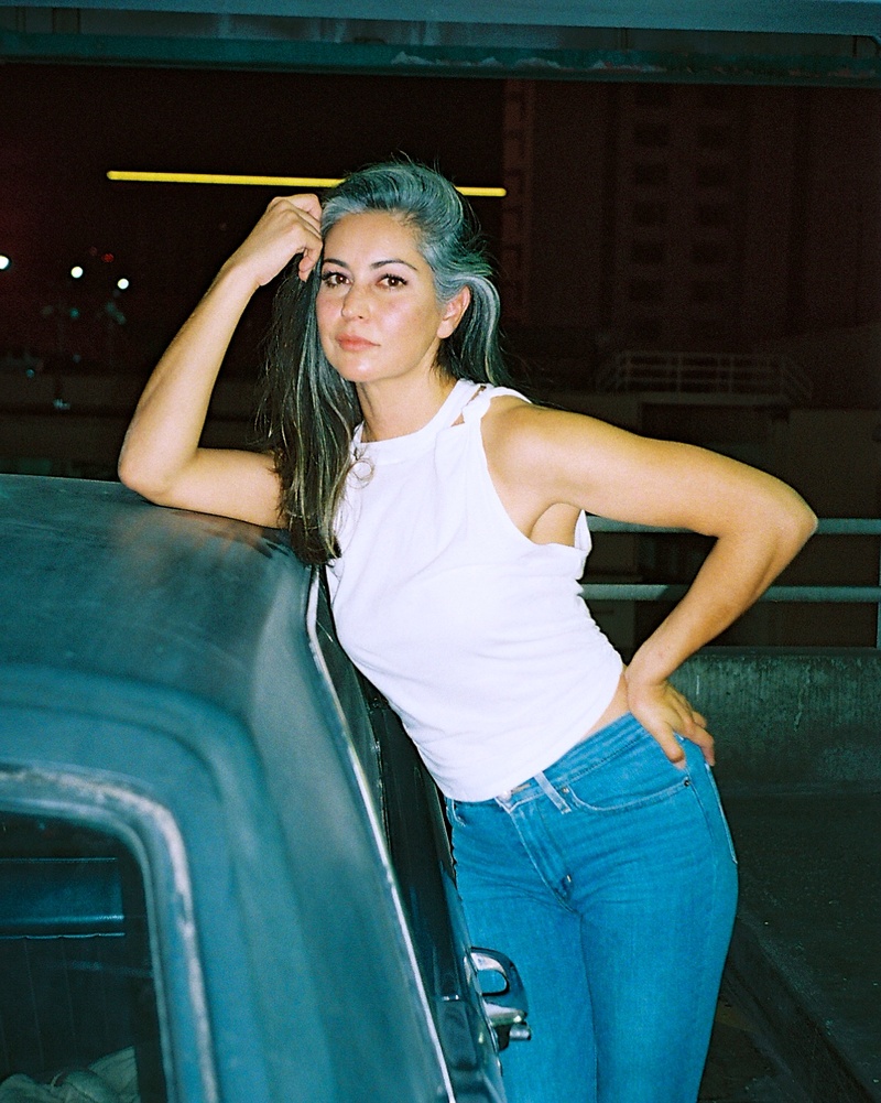 Female model photo shoot of Thalia S by NickJ in Downtown Las Vegas, NV