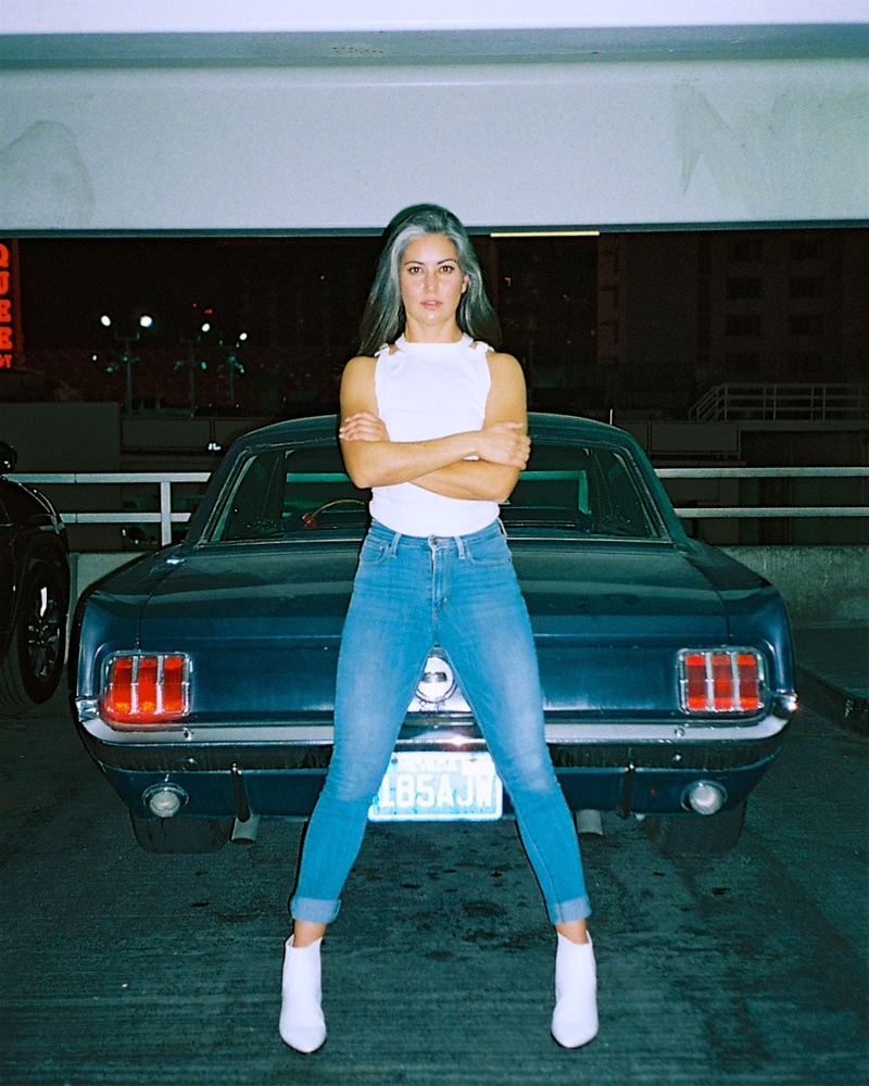 Female model photo shoot of Thalia S by NickJ in Downtown Las Vegas, Nevada