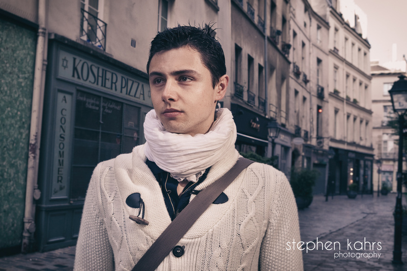 Male model photo shoot of Stephen Kahrs in Paris