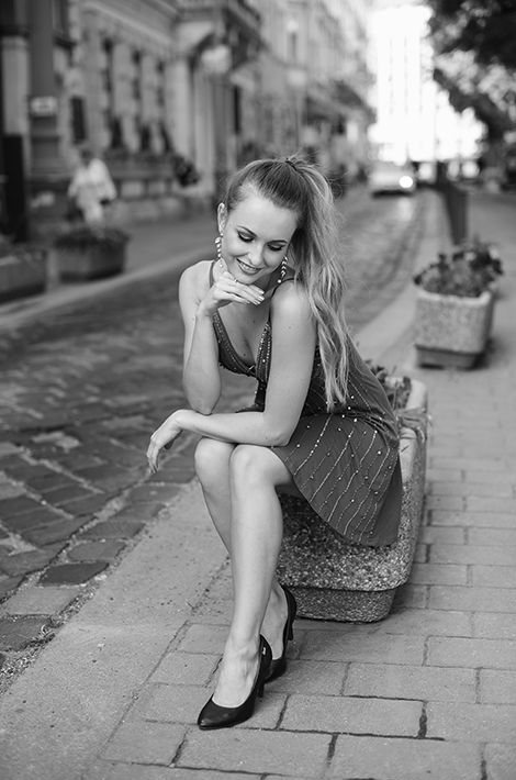 Female model photo shoot of SzNikki in Budapest