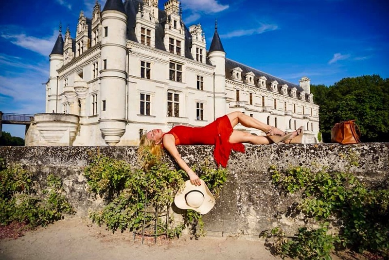 Female model photo shoot of ZarinaZ in Le Chateau de Chenonceau, Franceo