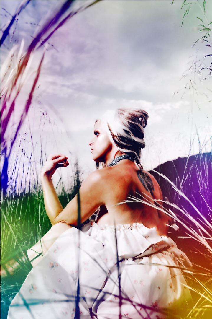 Female model photo shoot of kspell, digital art by johndancer