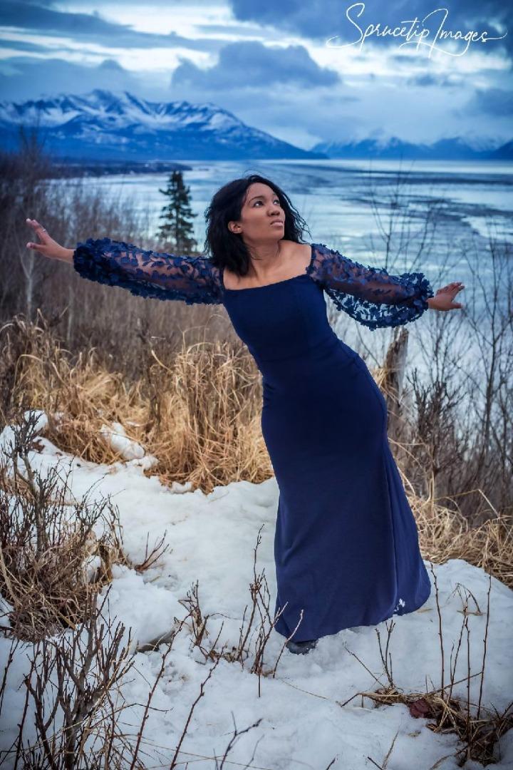 Female model photo shoot of Rinnah Moss in Anchorage, AK