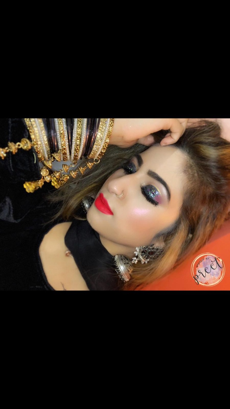 Female model photo shoot of MakeupbyPreet in USA