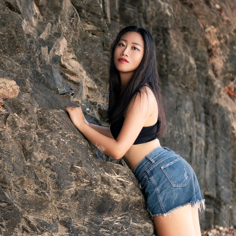 Female model photo shoot of Min Xu in Phuket, Thailand