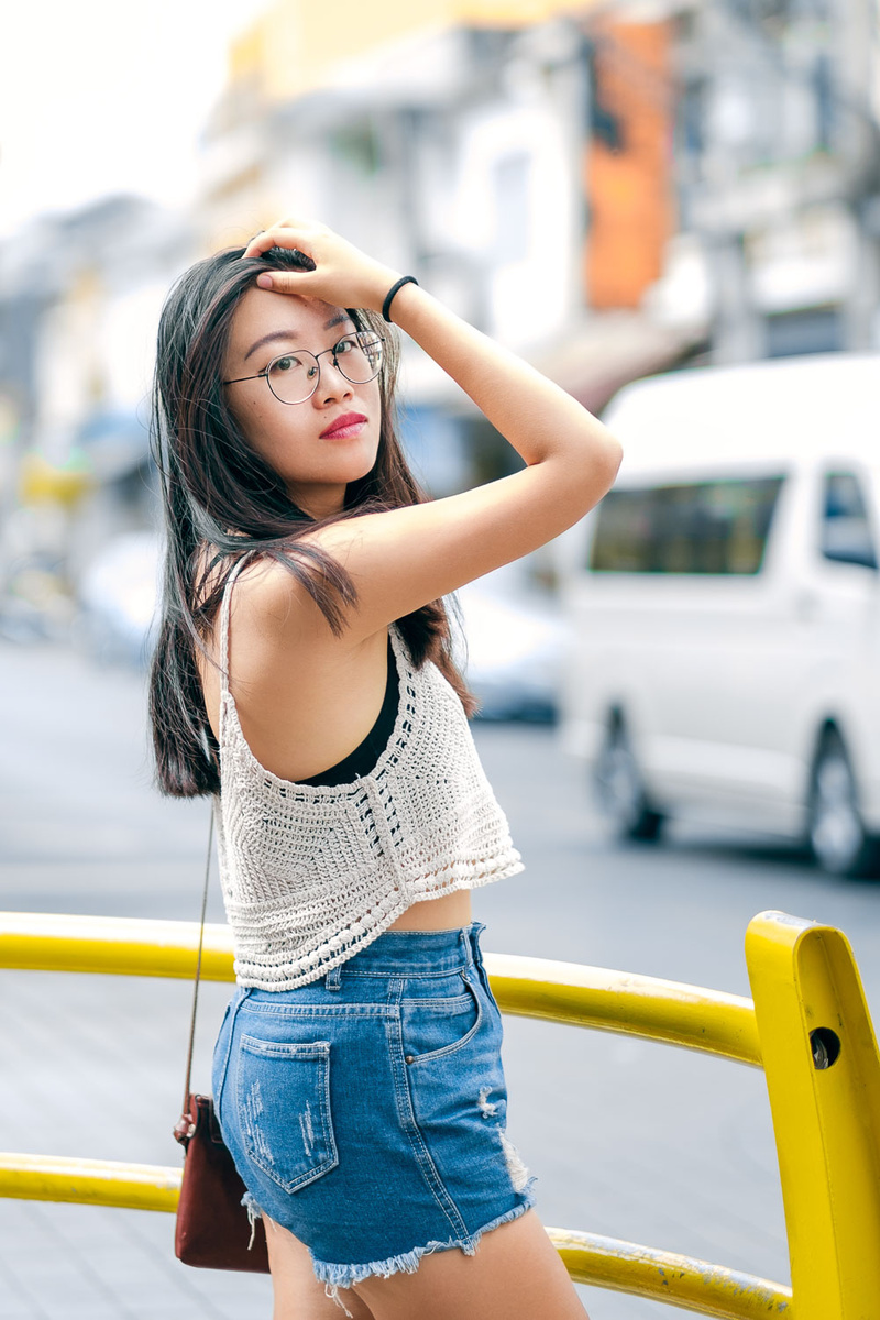 Female model photo shoot of Min Xu in Phuket, Thailand