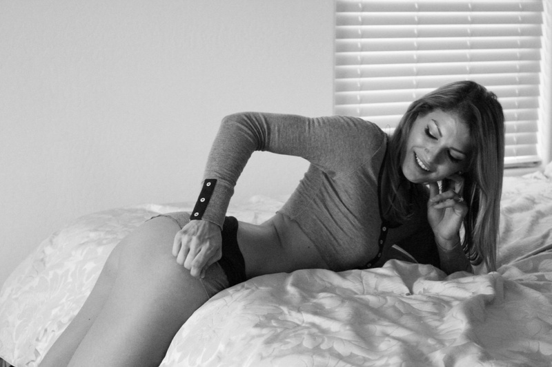 Female model photo shoot of Tiana Buscemi in Bedroom