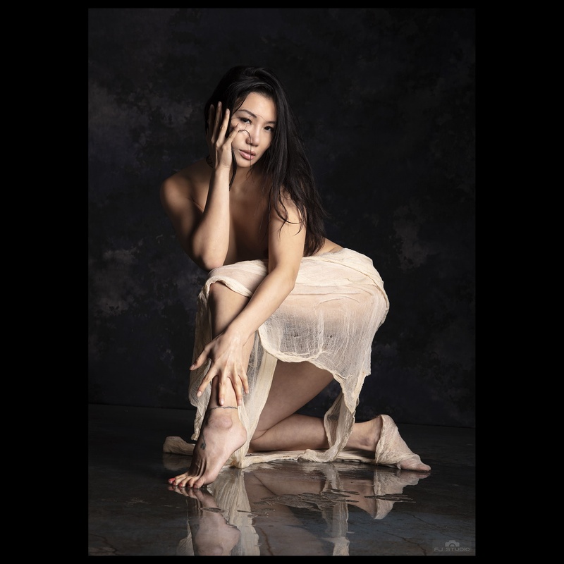 Female model photo shoot of YuQi by fjphotos in paris