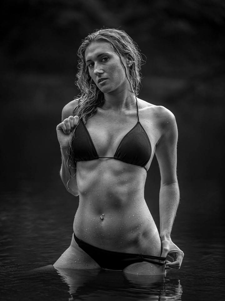 Female model photo shoot of Savannah Nabours in Cape Fear River