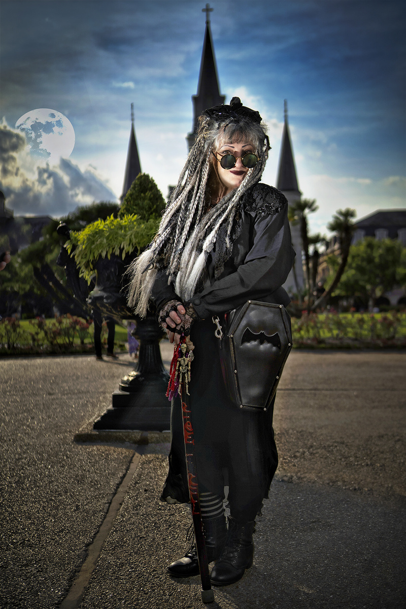 Female model photo shoot of Hauntedphotographer in New Orleans