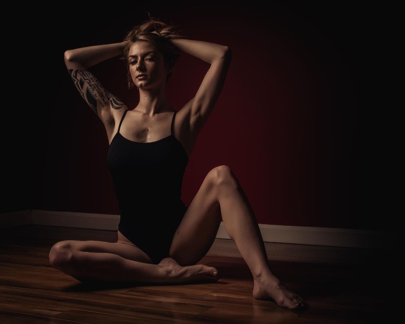 Female model photo shoot of AubreyAnne by LowKey Lights