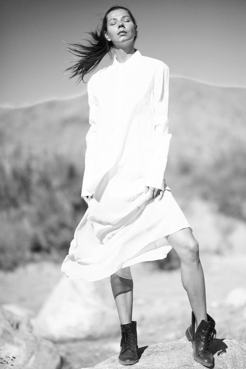 Female model photo shoot of Jane Shepot by TheDeadSpiders in Joshua Tree