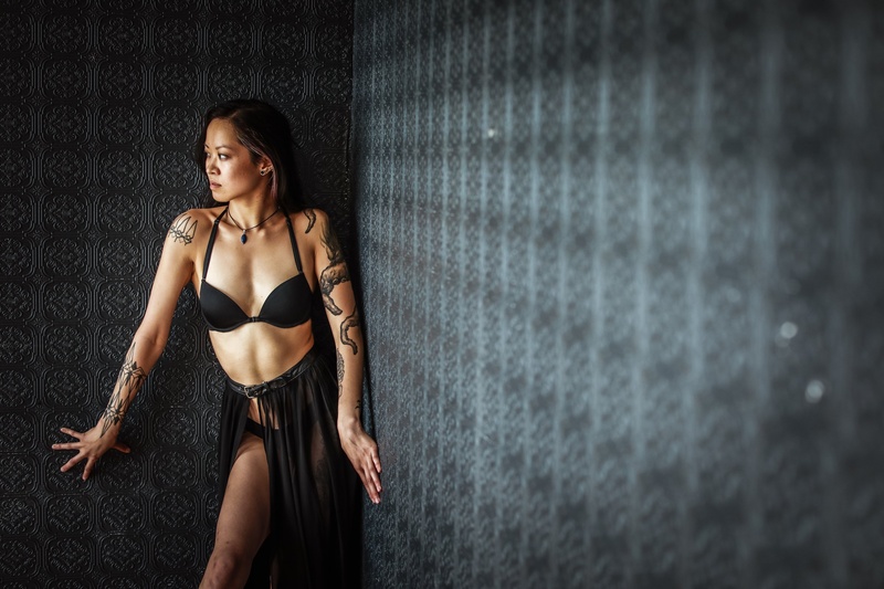 Female model photo shoot of Sindal Xie by ModernX in M Studio Foto