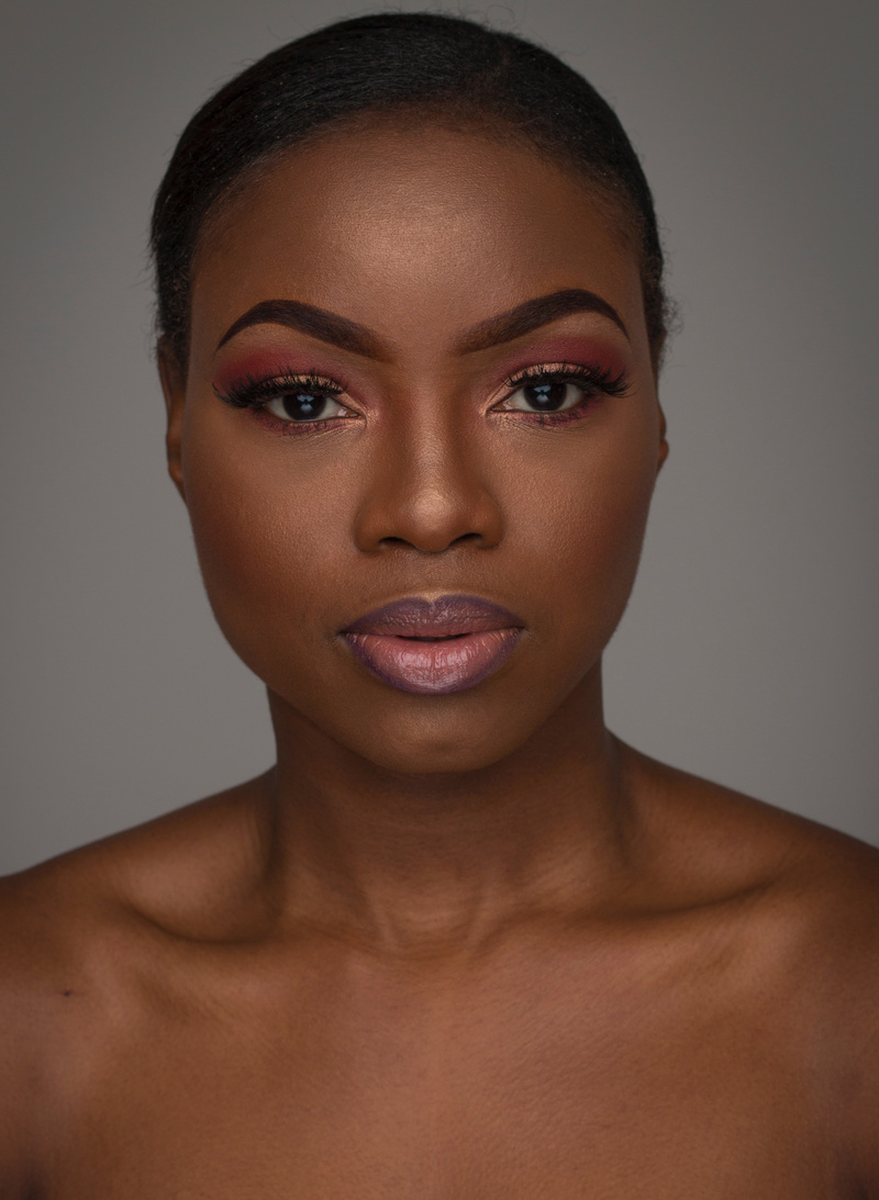 Female model photo shoot of Blessing Boyega