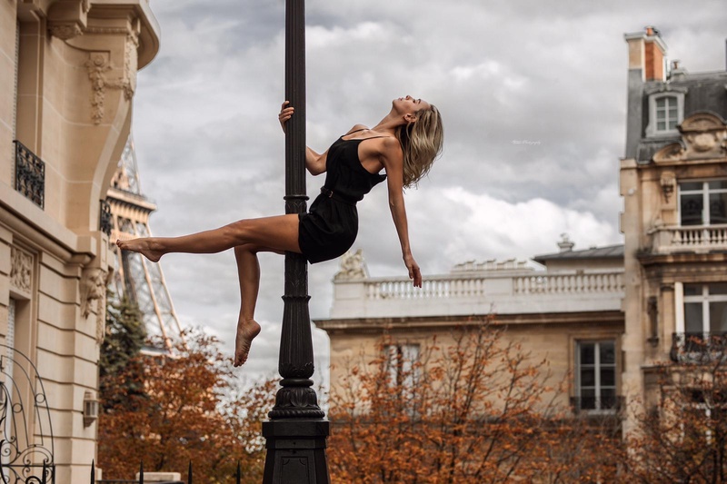 Female model photo shoot of Dominime in Paris