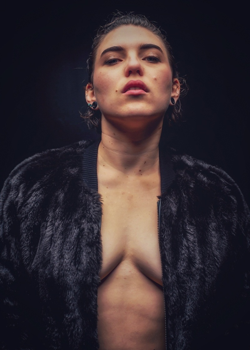 Female model photo shoot of Bri Megg by Blackheart Studio in Saint Paul