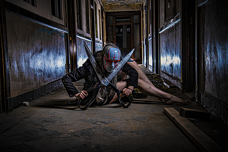 Male model photo shoot of Odin Photo in Abandoned psychiatric facility