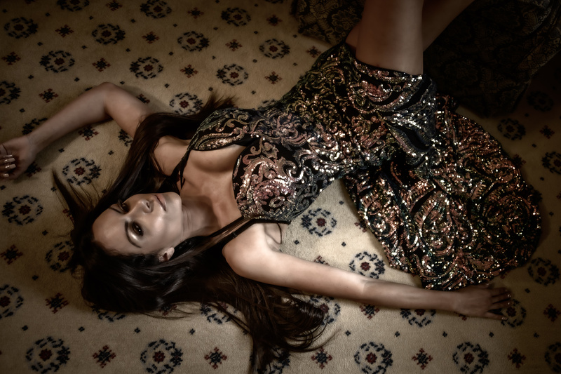 Female model photo shoot of Analisa Corr in Millenium Bitmore Hotel Los Angeles